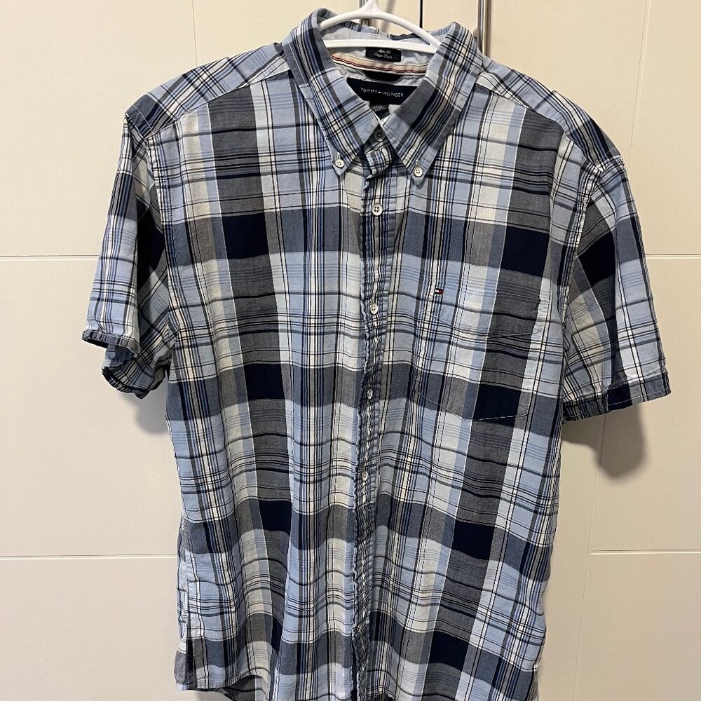 Tommy Hilfiger Shirt  - Blue  -  Size:L - Slim fit